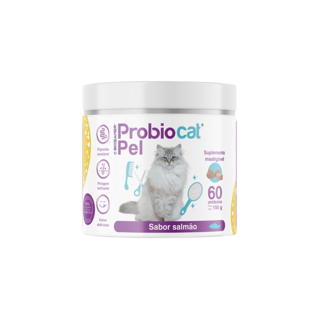 ProbioCat Pel – pele e pelagem saudáveis para o seu gatinho